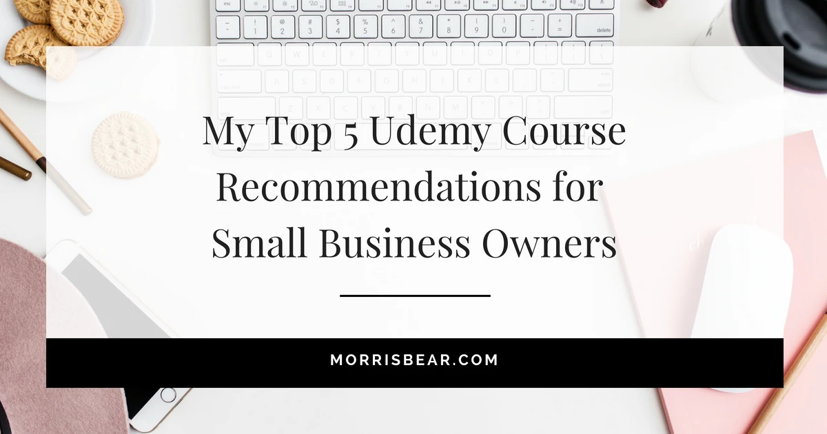 My Top 5 Udemy Course recommendations for small business owners