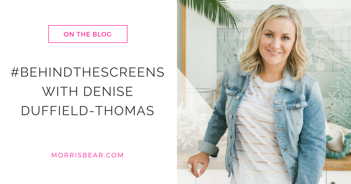 #BehindTheScreens with Denise Duffield-Thomas