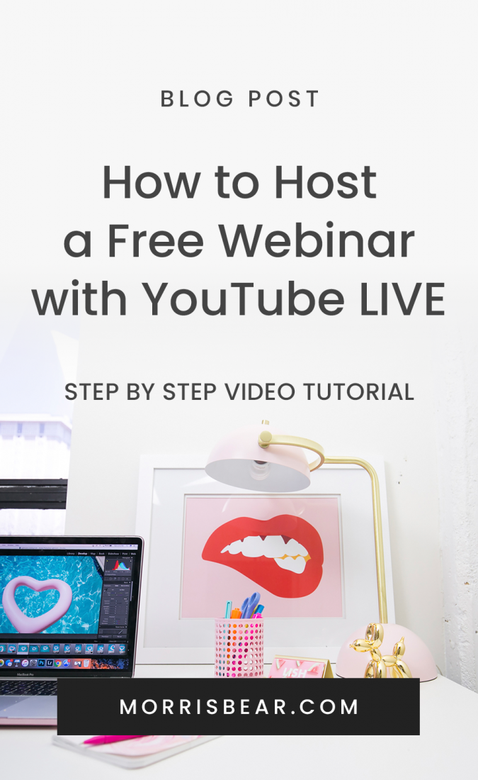 Host a Free Webinar with YouTube LIVE in 2020