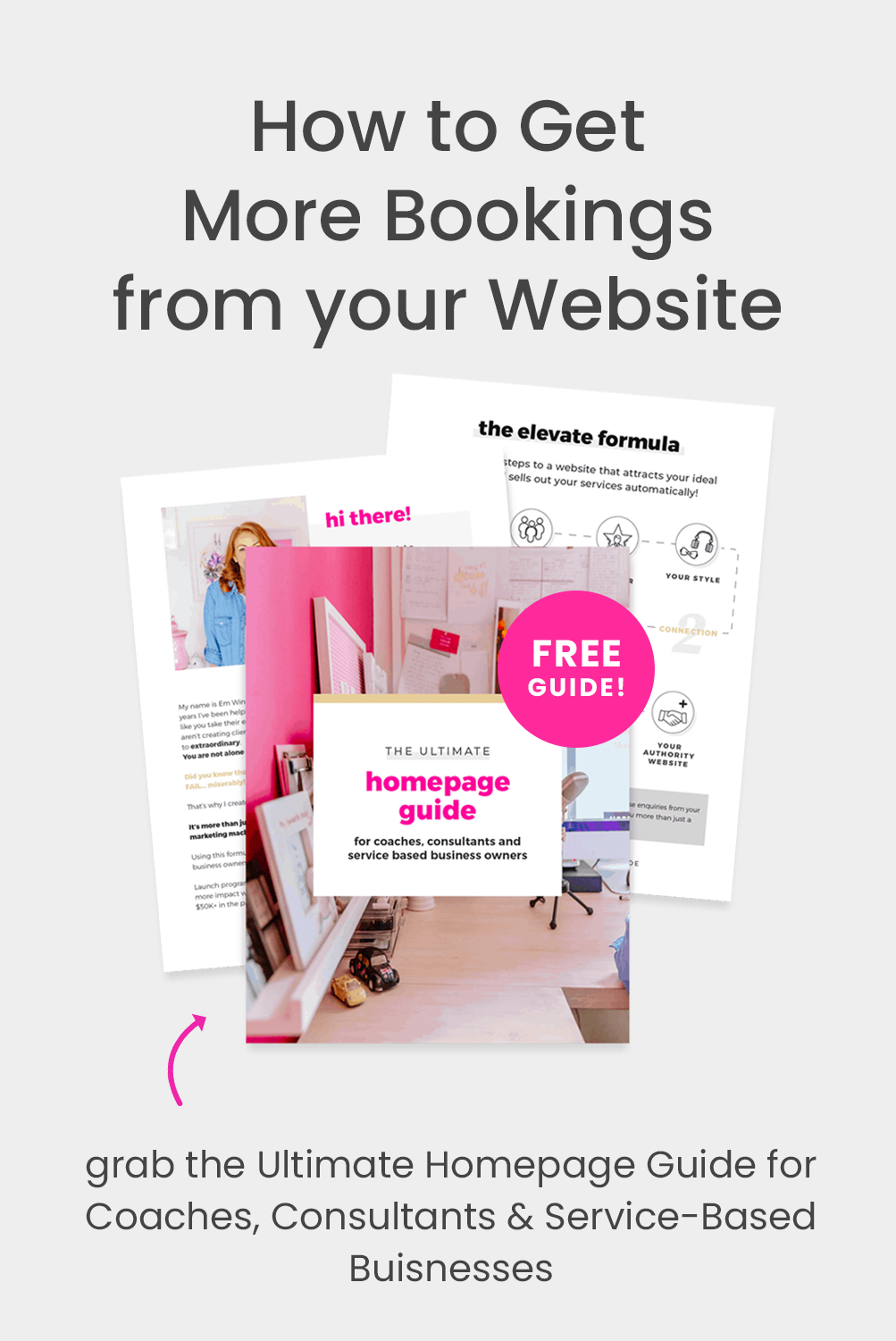 The Ultimate Homepage for Coaches & Consultants - Optimise your website for clicks and conversions