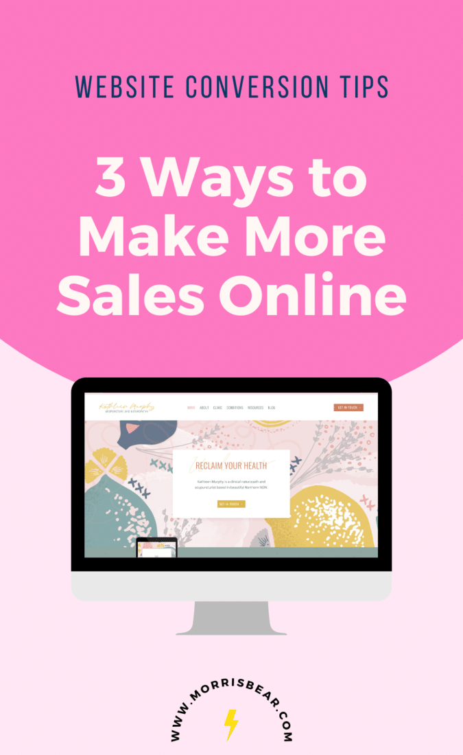 3 Easy Ways to Make More Sales on your Website.