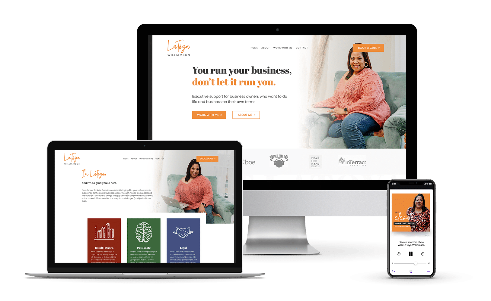website design for online business coaches - vip website in a day