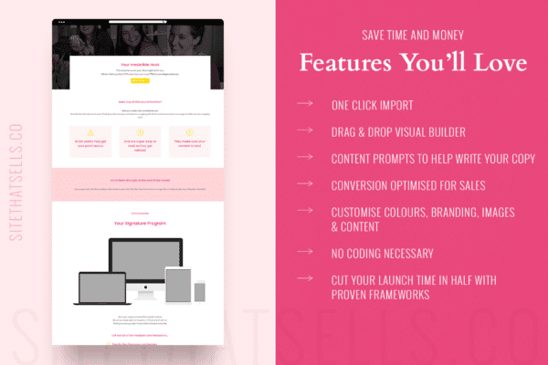 Sales Page Template For Divi and Wordpress | No Hassle Website Upgrade | Start Selling Today